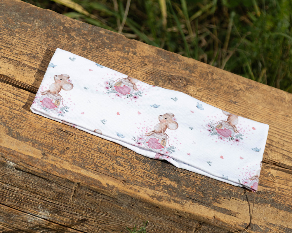 Stirnband Maus Kinder 7-9 Jahre