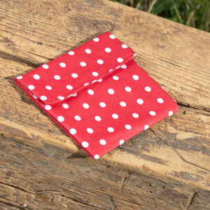 Znünitäschli rot mit Punkten