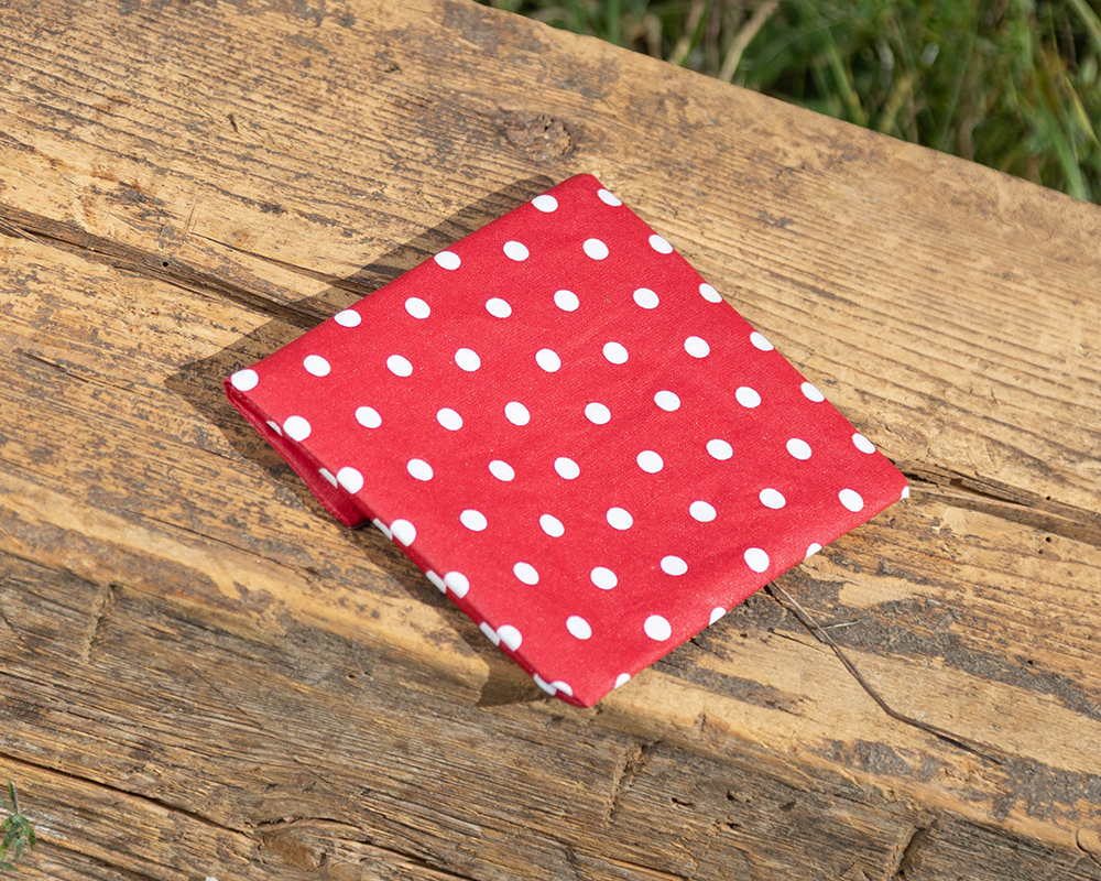 Znünitäschli rot mit Punkten – Bild 3